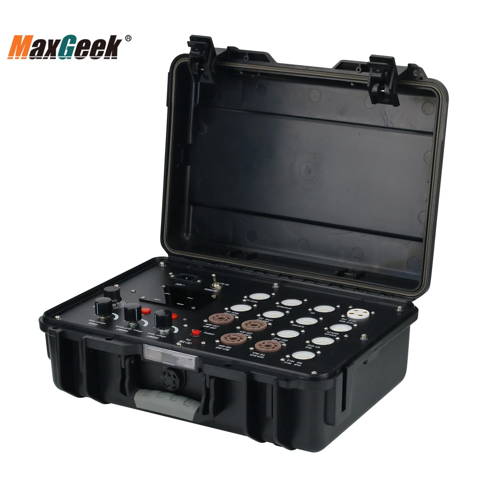 Maxgeek 220V Black GS-360EN Electronic Tube Tester High Quality Vacuum Tube Tester Replacement for GS-5