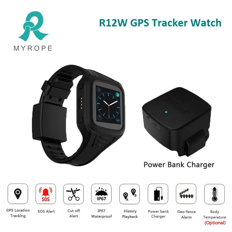 Waterproof 2G Real-time Tracking System Gps Tracker Personal Quarantine Bracelet Wristband