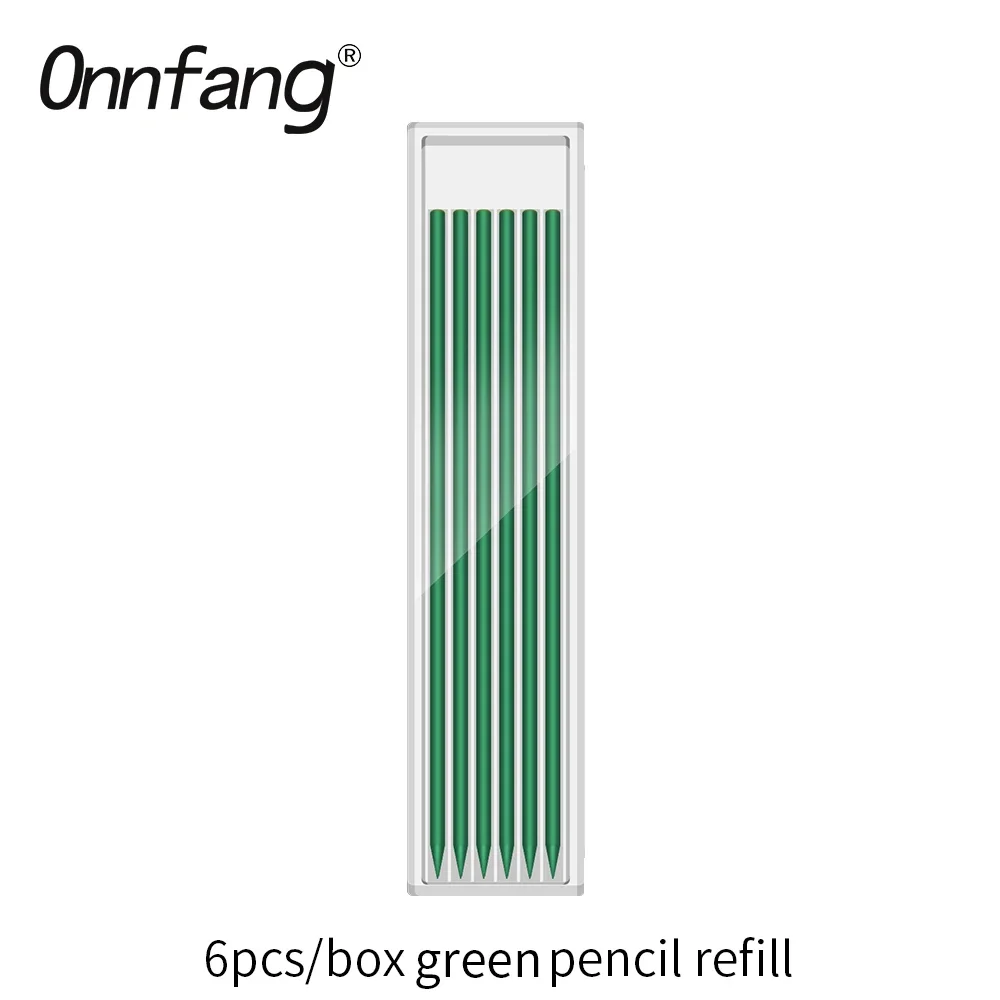 2,8 mm solide timmerman diep gat maker bouwpotloden met ingebouwde puntenslijper voor houtbewerking opstellen architect tool