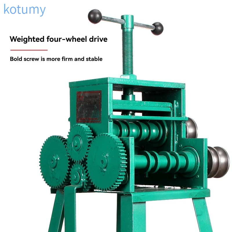 Hand-Cranked Pipe Bending Machine, Professional Bending Tool Applicable to Steel Pipes, Stainless Steel Pipes and Square Tubes.