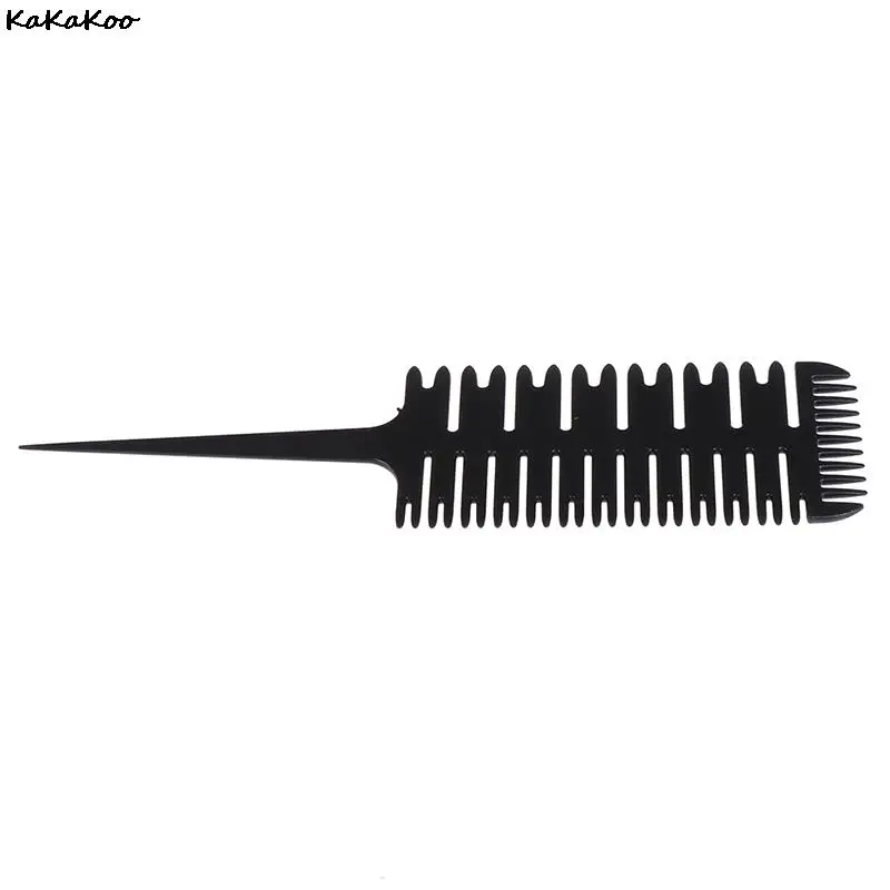 Big Tooth Comb Hair Dyeing Tool Highlighting Brush Salon Pro Fish Bone Design Sectioning Free Shipping