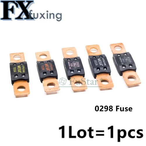 MEGA fusible automático para coche, barco, motocicleta, 0298, 40A, 50A, 60A, 80A, 100A, 125A, 175A, 150A, 200A, 250A, 300A, 400A