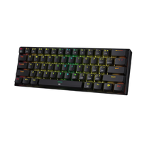 Redragon K630 Dragonborn 60% Wired RGB Hot-Swappable Gaming Keyboard, 61 Keys Compact Mechanical Keyboard