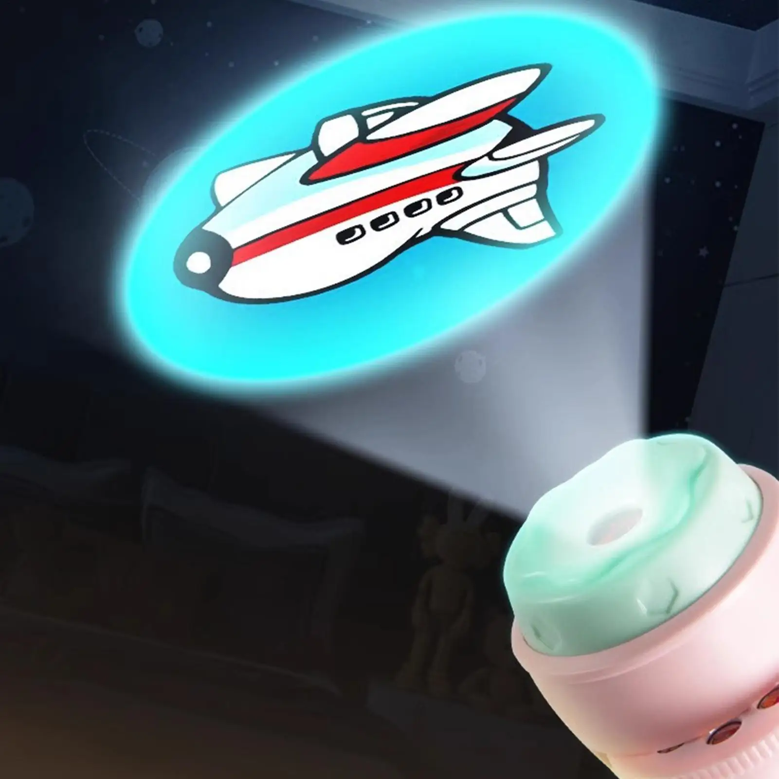 Projector Flashlight with 40 Patterns Bedtime Learning Night Light Night Flashlight Projector Torch Lamp Toy Baby Sleeping Story