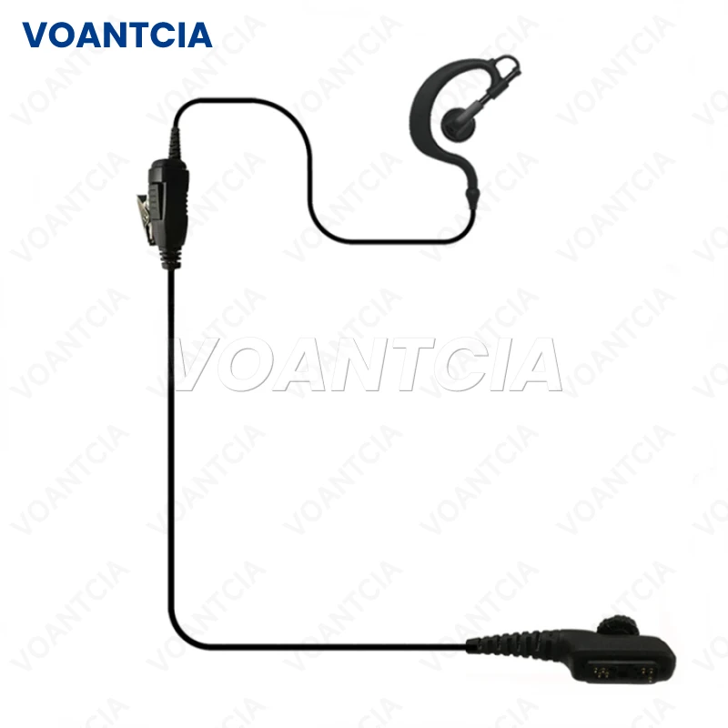 

G Shape Ear Hook Earpiece Headset Earphone Speaker Mic PTT for Airbus EADS THR9 THR9i TH9 Radio