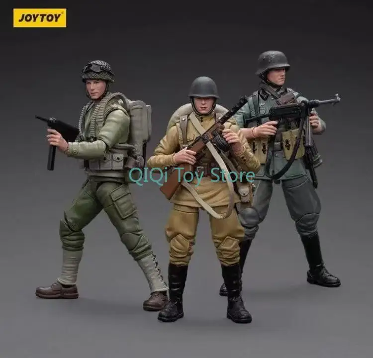 

JOY TOY World War II German Soviet Army U.S Trio Soldiers can do models by themselves.