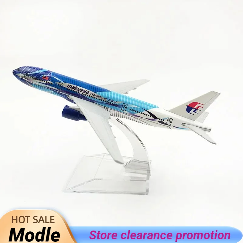 

Aircraft model 16CMMalaysia wave Airlines Boeing777 Model Aircraft Metal Diecast Aviation Landing Gear Ornament toy Boy Gift