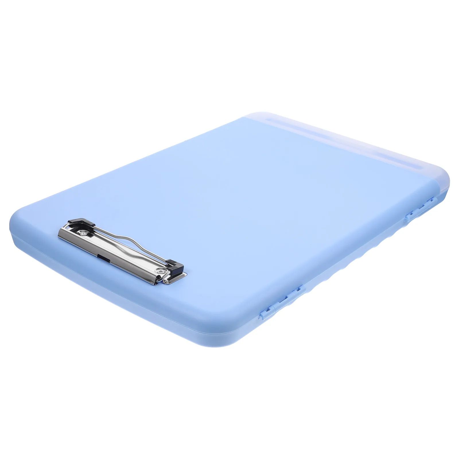 

File Storage Box Light Purple A4 Document Organizer Portable Writing Board Multi-Function Paper Organizer Office School