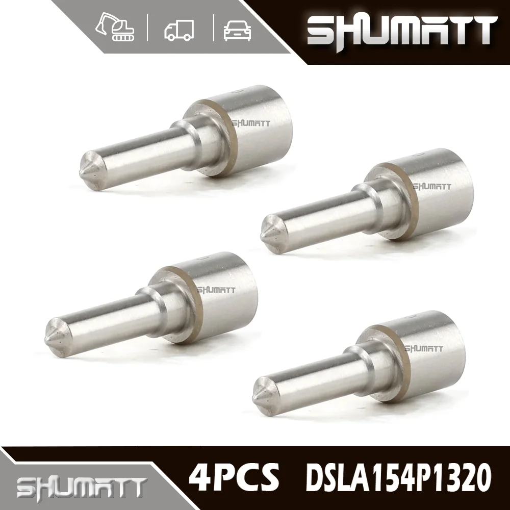 

Shumatt NEW 4 PCS DSLA154P1320 Fuel Injector Nozzle 0433175395 For Injector 0445110105 0445110106 0445110107 0445110108