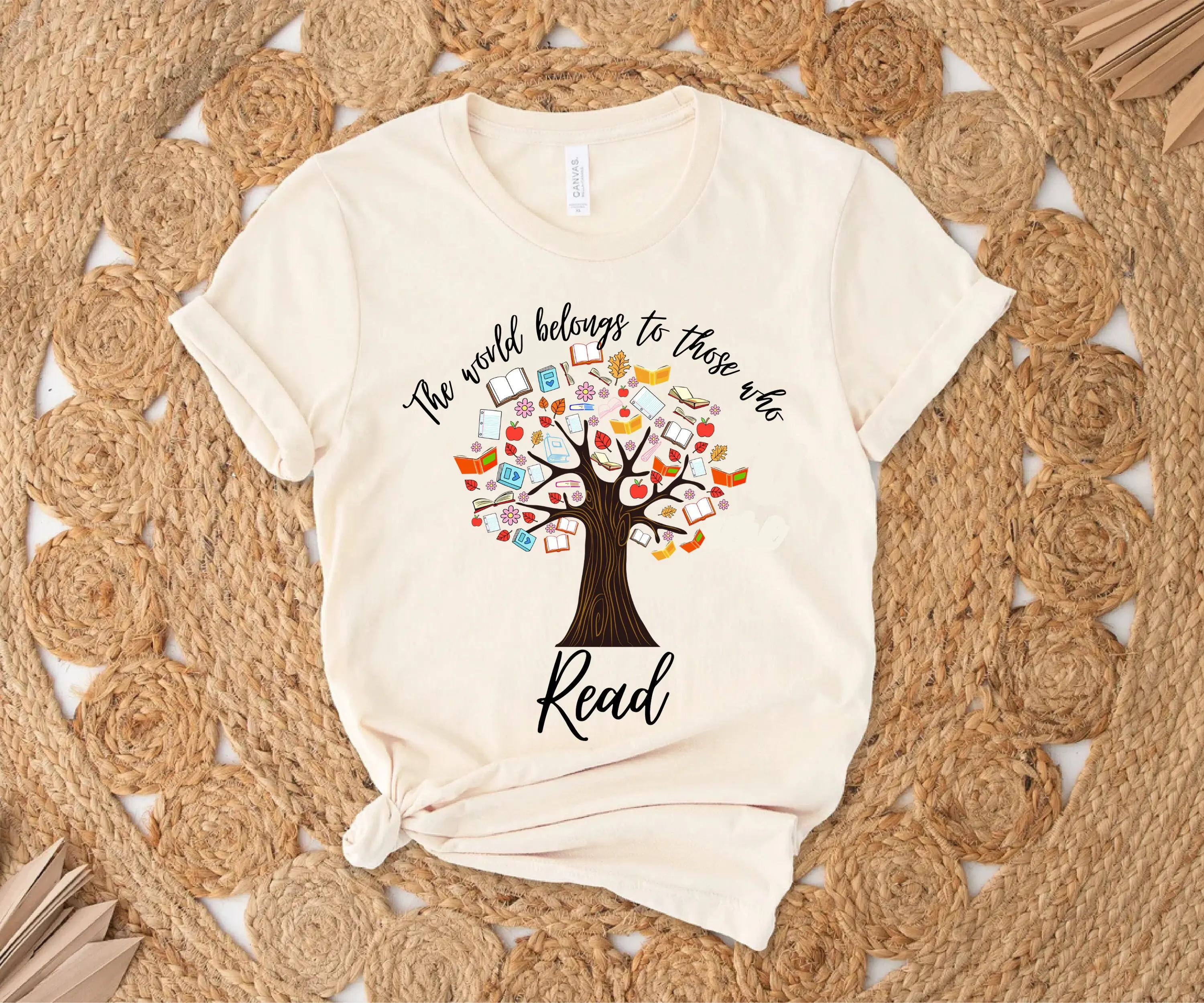 World Belongs To Those Who Read T Shirt Librarian Book Lover Reading Books Teacher Gift Bookish