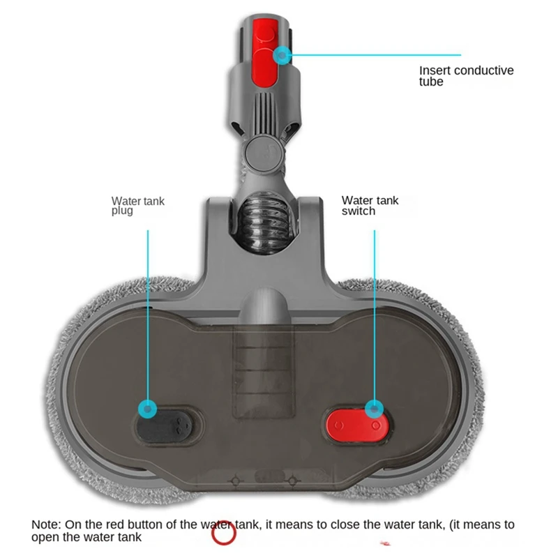 Moppkopf Bürsten kopf Kunststoff austauschbare Teile für Dyson elektrische nass trocken v8 v7 v10 v11 Zubehör