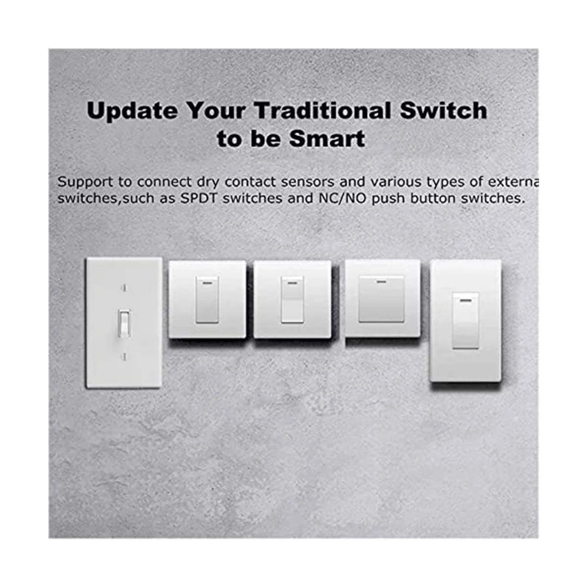 Mini Smart Wifi Relaisschakelaar, Diy Timer Lichtschakelaar Module Smart Life/Tuya Applicatie, Draadloze Afstandsbediening