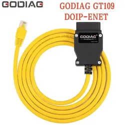 GODIAG GT109 DOIP-ENET Diagnostic Programming Cable for Vehicles Supporting DOIP Protocol with Voltage Display Function