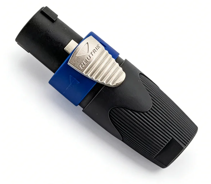 NEUTRIK four-core 4P XLR speaker speaker performance ohm aviation audio cable plug NL4FX