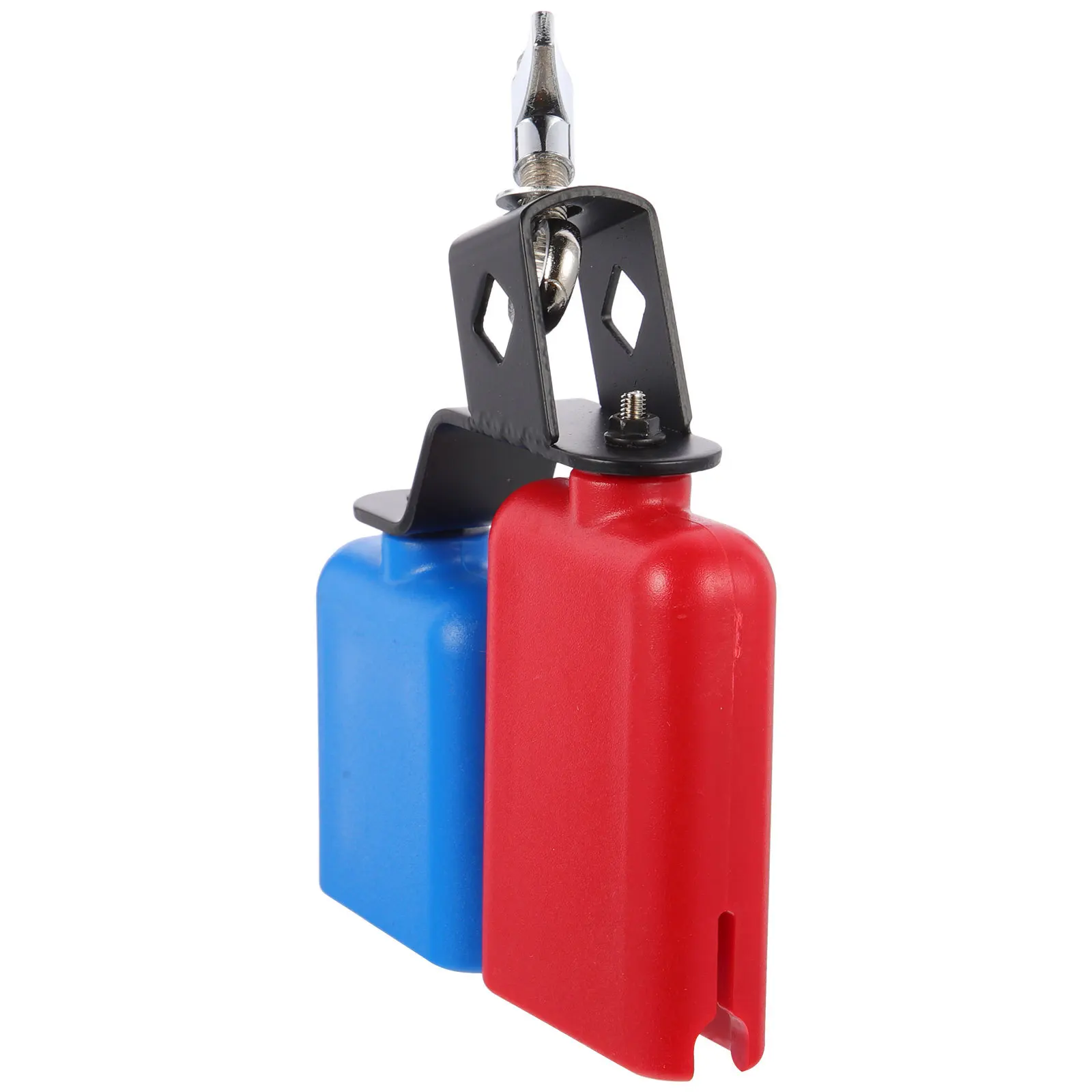 

Dual Cowbell Percussion Instrument Metal Hand Bell Kids Music Drum Set Accessory Noise Maker Football Cheering