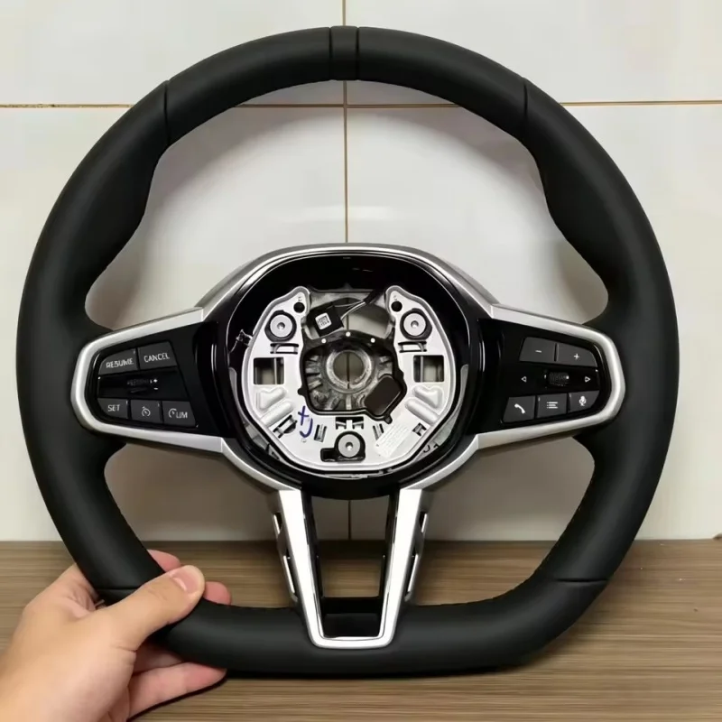 Customized Microfiber Leather Car Steering Wheel For BMW G80 G82 G30 G20 G05 M6 G60 3 Series 5 Series Car Interior Accessories
