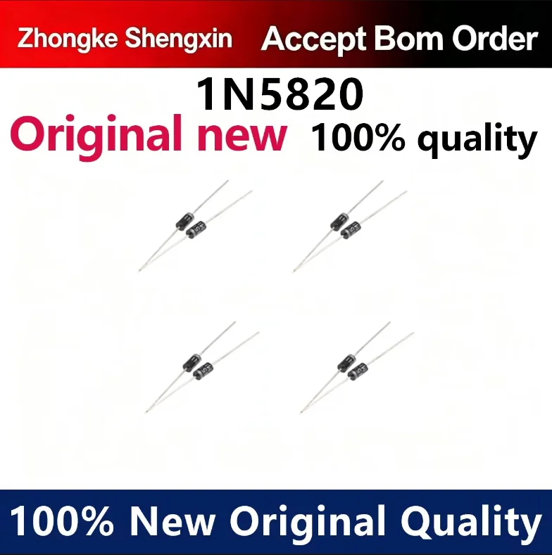 （5pcs-100pcs）1N5820 Schottky rectifier diode 3A/40V