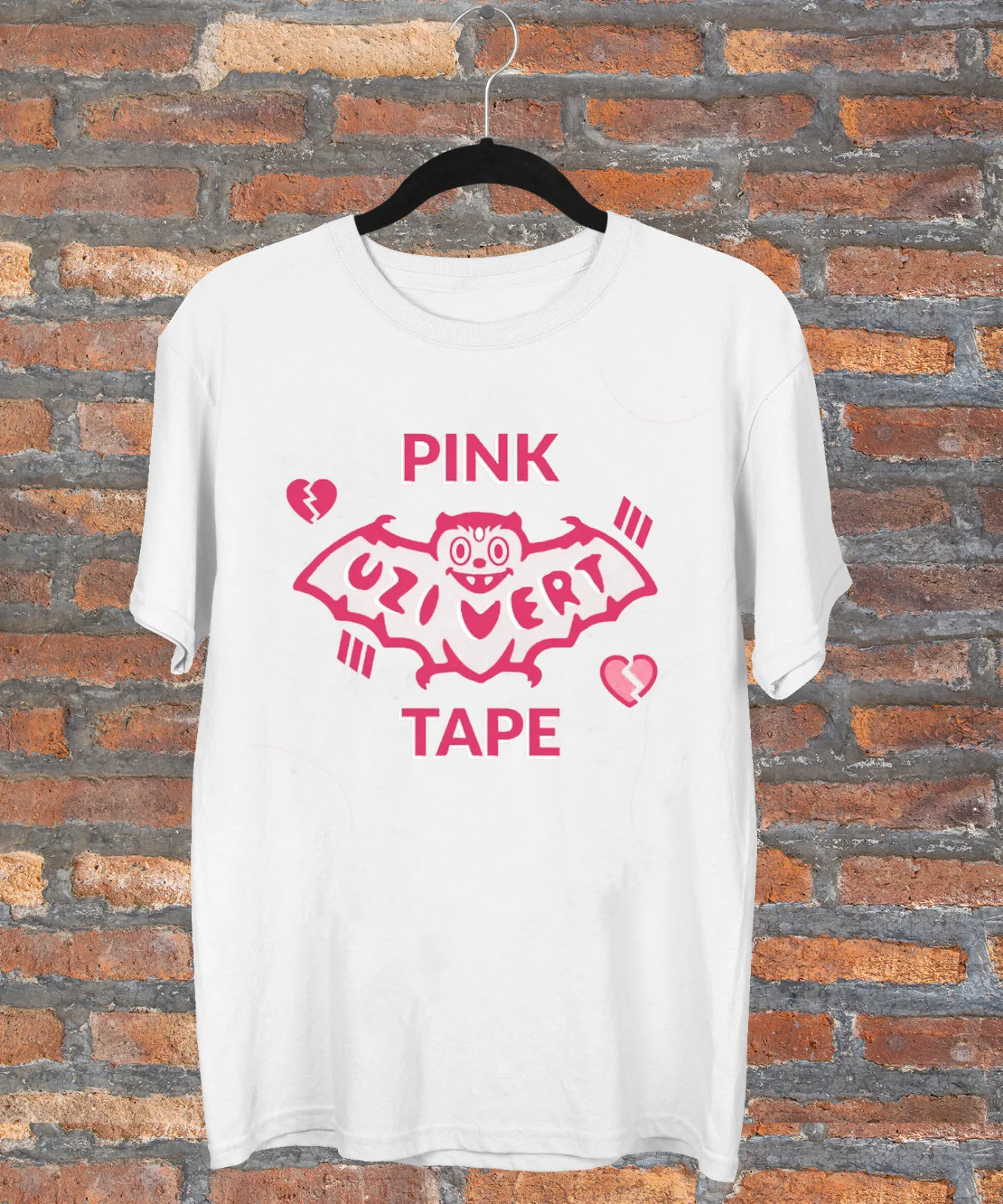 Pink Tape Lil Uzi Vert Cotton Gift For Fan White S-2345XL Unisex T-shirt GC754