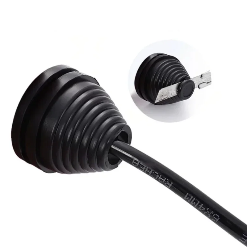 Hongtu 10 ~ 80 мм черная резиновая защитная катушка типа башни, защелкивающаяся втулка, уплотнительное кольцо, защитное кольцо, уплотнительная крышка, защитное кольцо для провода