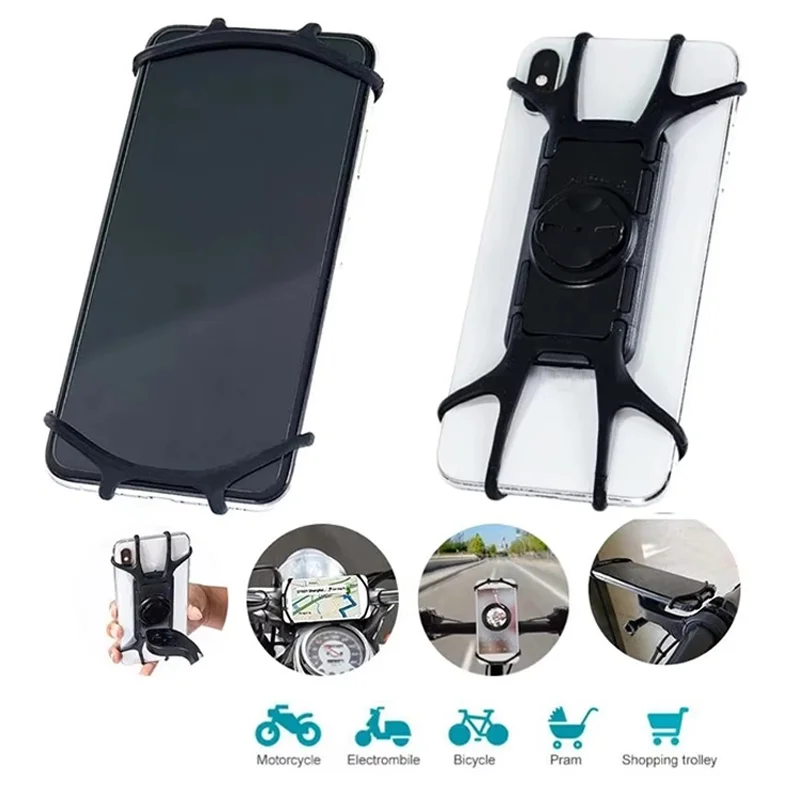 AliExpress LTGOEPWNQ Bike Phone Holder For SRAM Garmin Bicycle Mobile Holder Mount Silicone Strap Motorcycle Shockproof MTB Road Cycling Bracket Kit