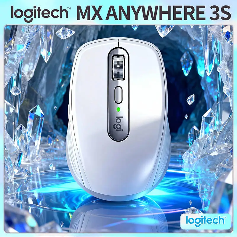 

High-Precision Logitech MX Anywhere 3S - 8K DPI, MagSpeed Wheel, Silent Buttons, USB-C Quick Charge, Multi-Device Sync