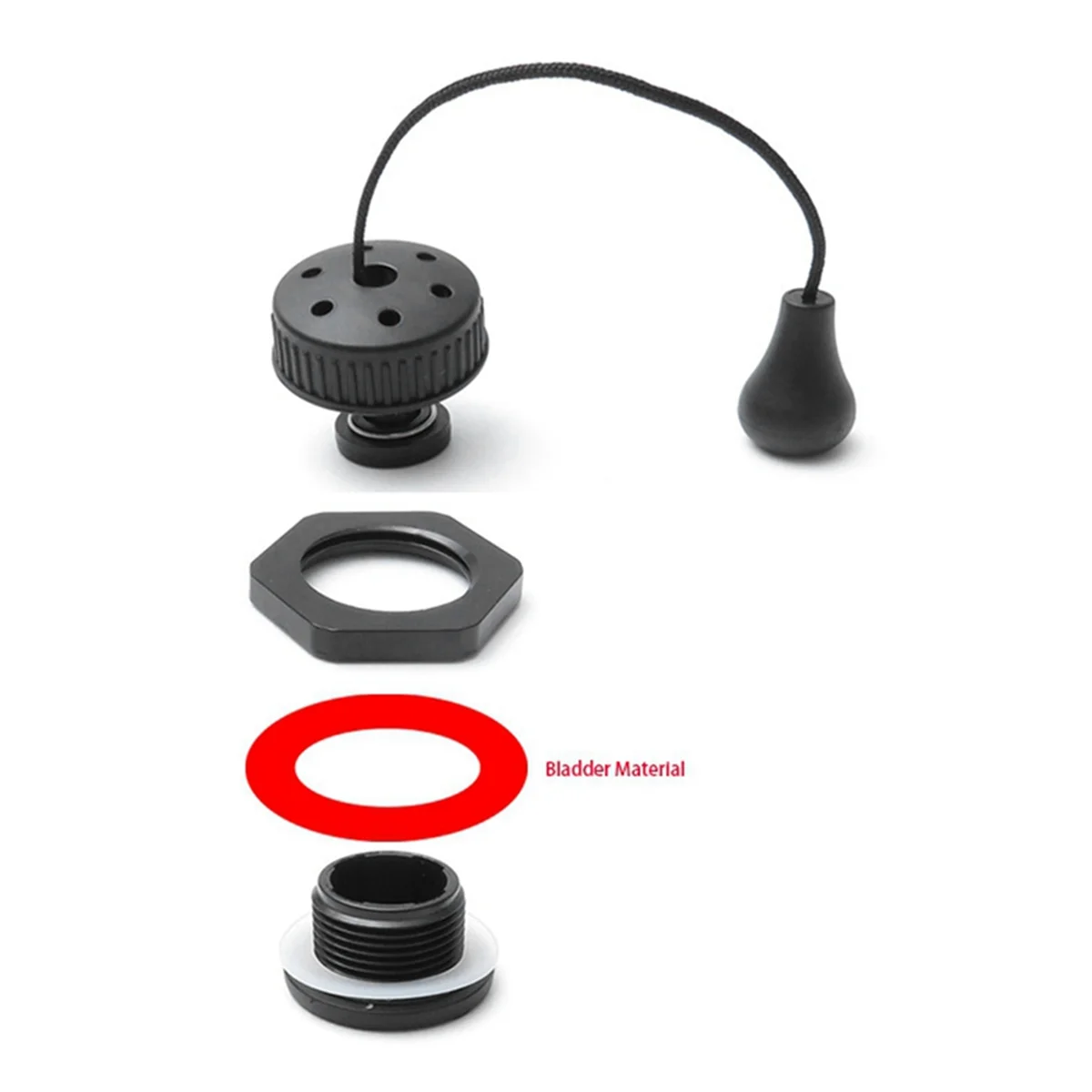 N38R_Soupape de décharge de surpression de plongée sous-marine Bcd à bouée submersible