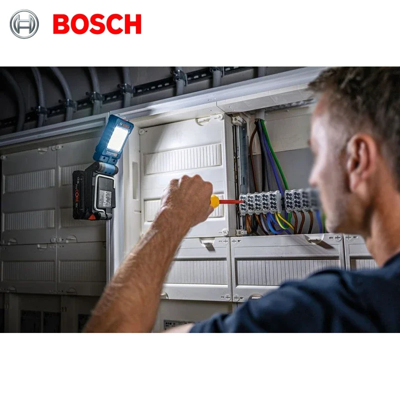 BOSCH GLI 18V-800 Pro Cordless Light 360° Swivelling and 180° Tilting Impact Drill Workspace Folding Lamp Bosch Power Tool