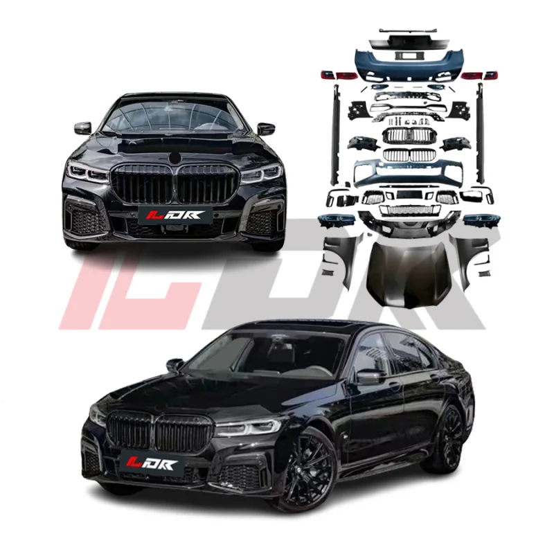 Body kit for BMW 7 series G11/G12 17-20 change to G11/G12 LCI 2023year m760 sport front and rear bumper easy installation