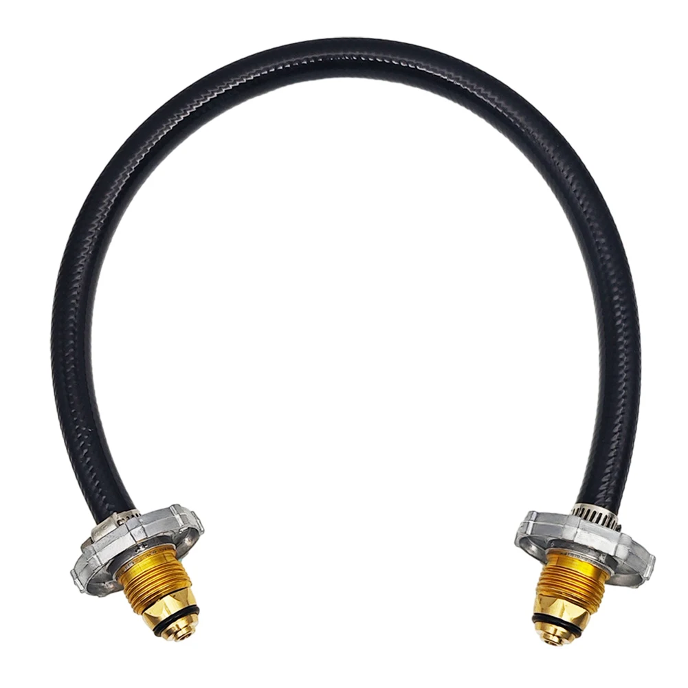 

60cm Convenient Inflation Bridge Propane Cylinder Tank Bridge Hose Direct Connection Canister Gas Inflation Adapter