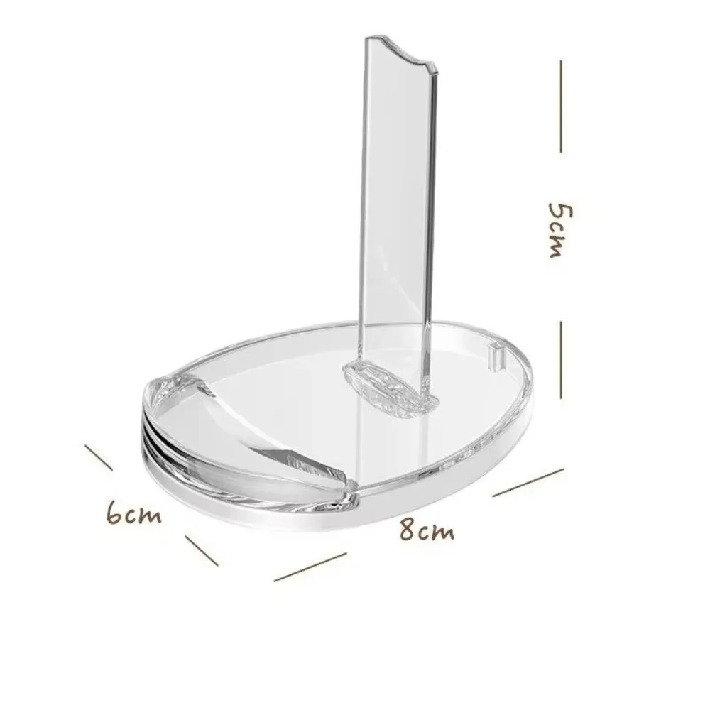 1/2/3Pcs Clear Acrylic Display Stand With Base Double Sided Keychain Display Stand Hanging Bar Photocard Display Stand