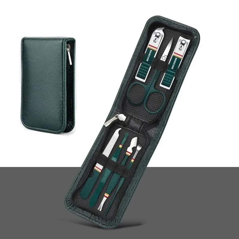 Ensemble de coupe-ongles domestique pour la peau, pince à fréquence, coupe-ongles, coupe-ongles à rainures, coupe-ongles, pied haut de gamme, manucure, 7 pièces