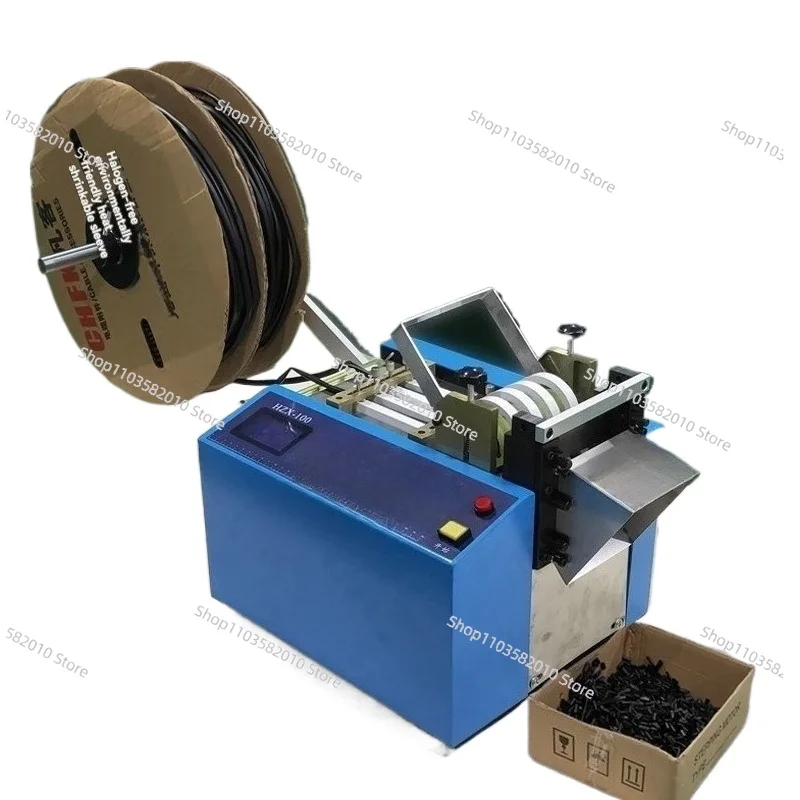CNC Automatic Heat Shrink Tube Cutter, Microcomputer-Controlled Slicing Machine for Tubing & Wires (110V/220V)