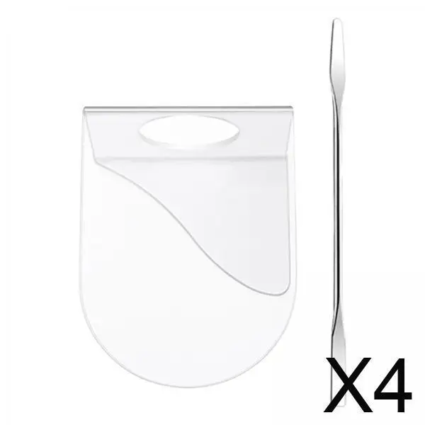 Acrylic Makeup Palette with Spatula Portable Blending Board Foundation Mixing Tool Set for Nail Art and Cream Cosmetics