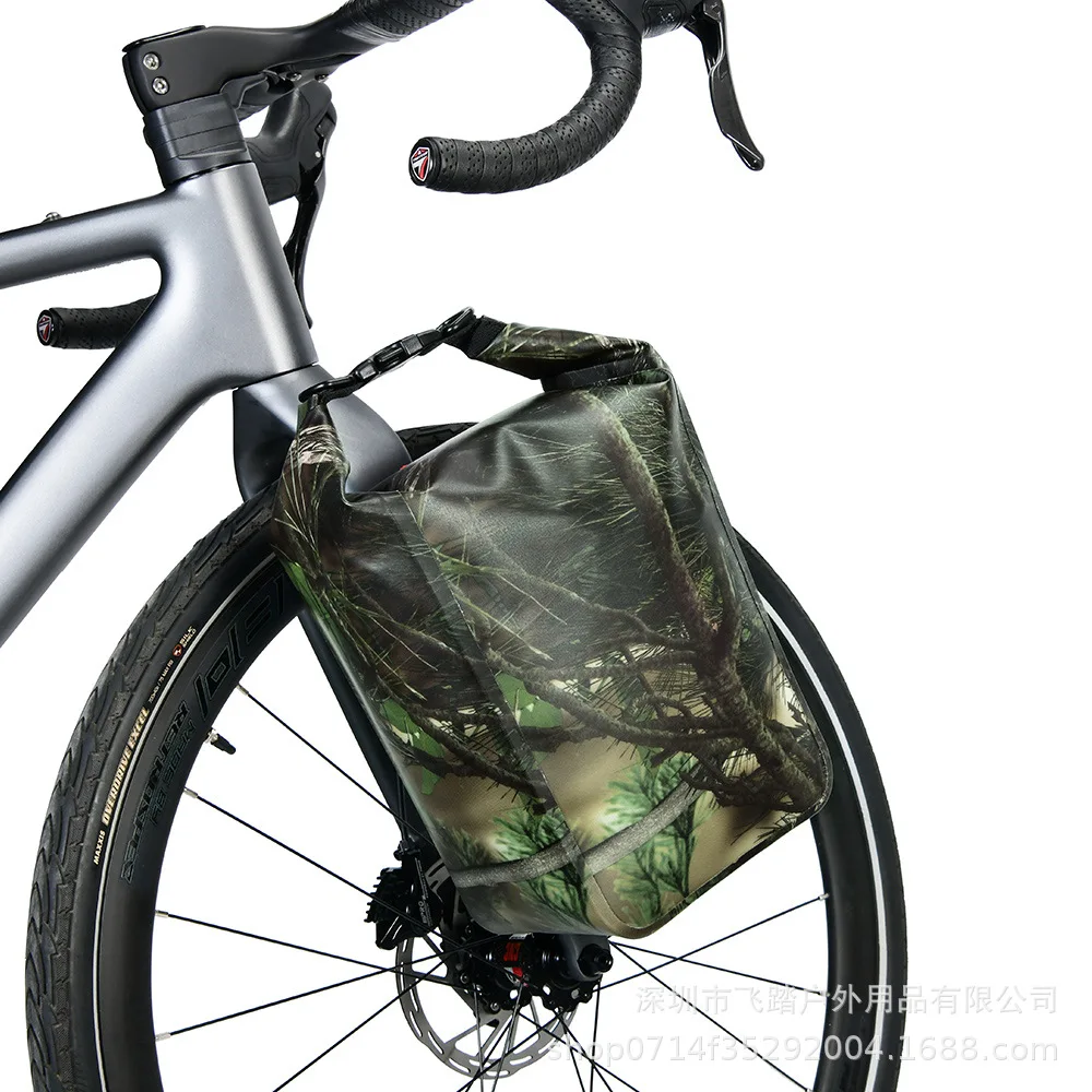 

Водонепроницаемая сумка для велосипедной вилки на 10 л — быстросъемная передняя сумка для горного и шоссейного велосипеда для путешествий на большие расстояния
