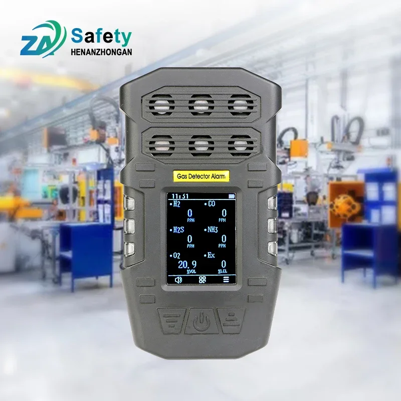 Hot Sale 6-in-1 S318 Multiple Gas Detector for Carbon Monoxide Methane Oxygen Hydrogen Sulfide Ozone