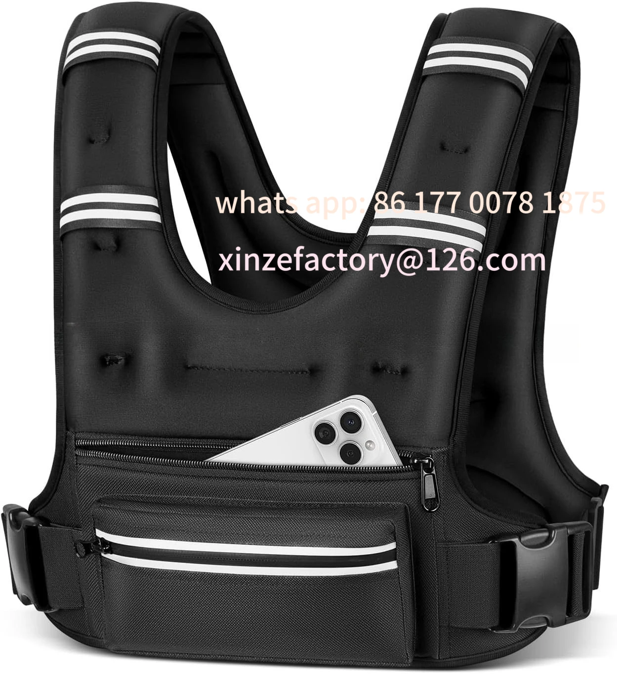 

Customizable weighted vest weighted invisible sandbag sand suit