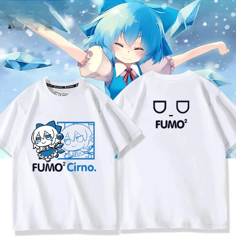 Anime TouHou Project Reimu Hakurei Cirno Marisa Kirisame Cosplay Short Sleeve T Shirt Aesthetic Graphics Tshirt Cotton Tees