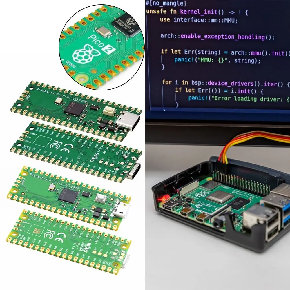 الملحقات الأصلية Raspberry Pi Pico Board RP2040 Type-C Raspberry Board لتقوم بها بنفسك لوحة دارات مطبوعة قابلة للبرمجة لـ raspberry pi #6