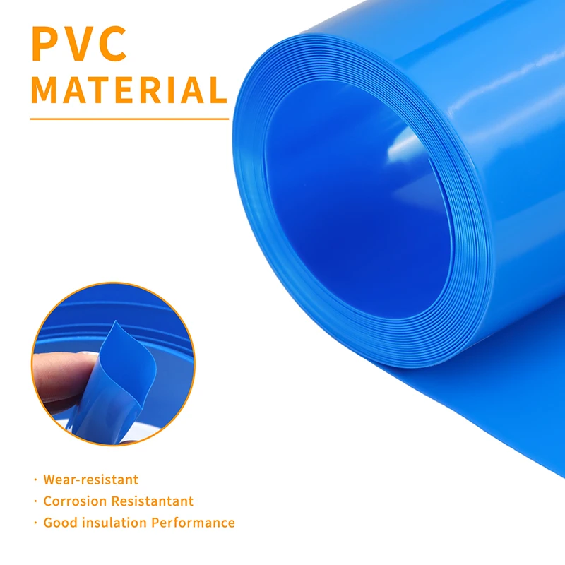 3m PVC-Schrumpfschlauch, Breite 23mm ~ 500mm, 18650 Lipo-Akkupack Isolierfolie, Batterieschutzfolie – Detail 4