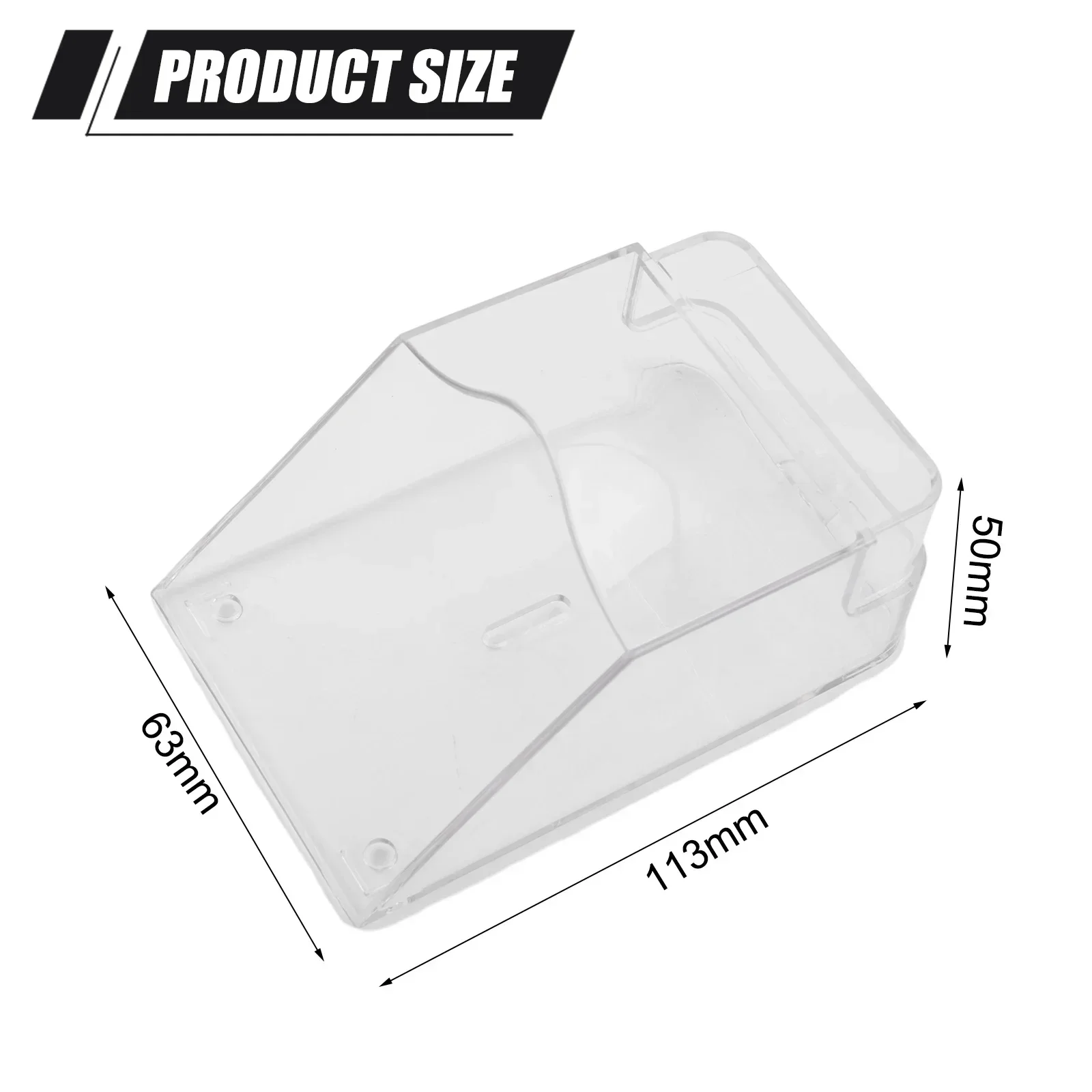 Outdoor Doorbell Cover Waterproof Rainproof Case Wireless Doorbell Cover Doorbell Safe Protector Access Control Shell 111*63*52m