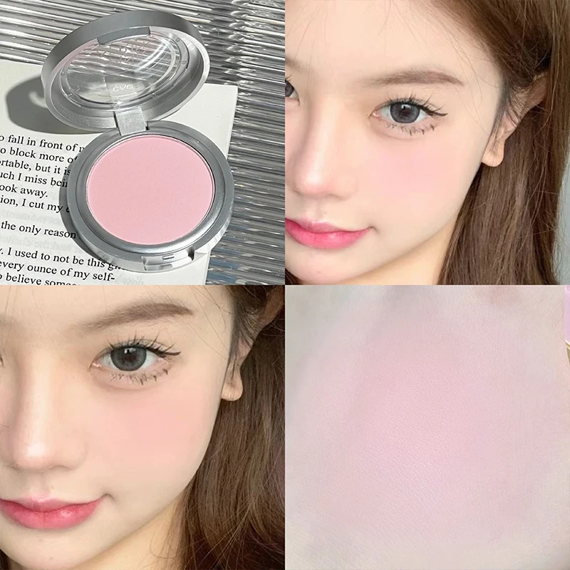 CACE Monochrome Blush Palette Matte Peach Rouge Rose Red Cheek Tint Blush Face Powder Natural Makeup Contouring Shadow Cosmetics
