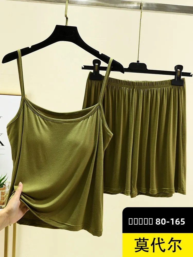 طقم ملابس منزلية صيفية رفيعة مشروط ثوب نوم نسائي كاجوال ملون مستدير Ne ort Sve Nightdr #2