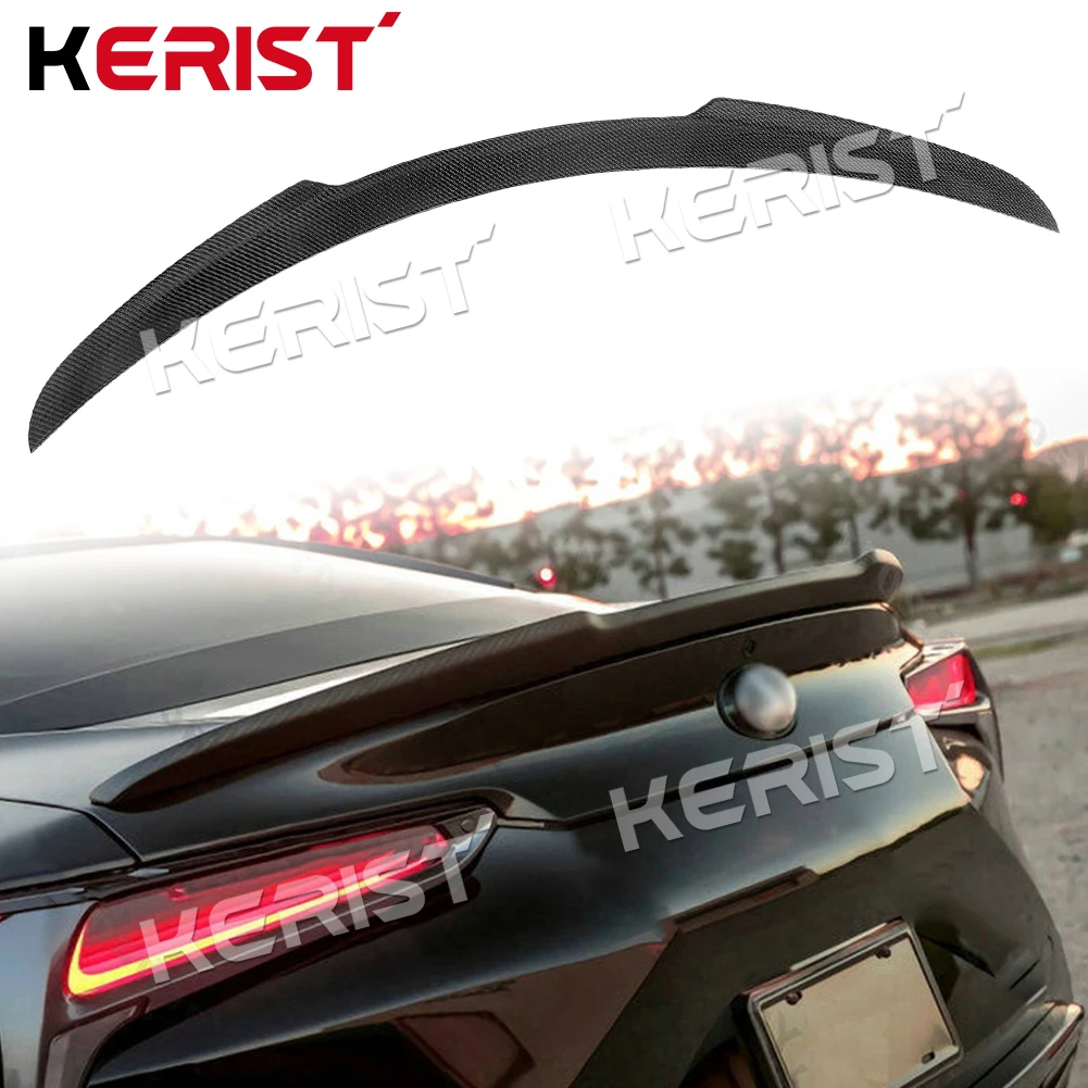 Carbon fiber Trunk Spoiler Rear Wing For 2017-2021 Lexus LC500 VRS V-LC