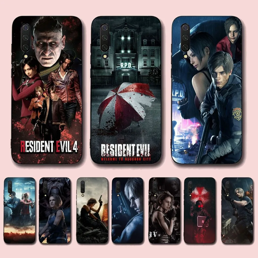 R-resident Game E-evil Phone Case For Xiaomi Mi 5X 8 9 10 11 12 Lite Pro 10T PocoX3pro PocoM3 Note 10 Pro Lite