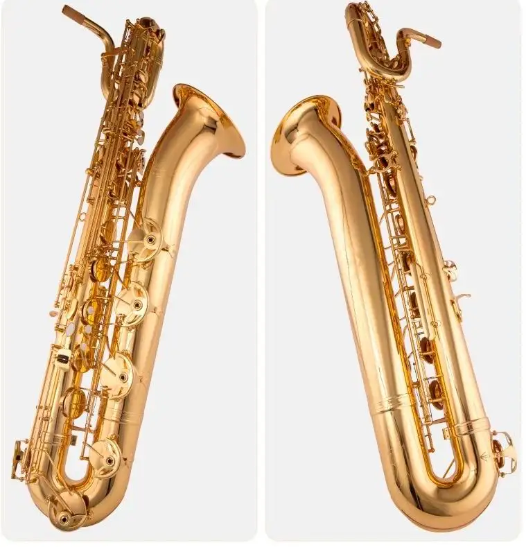 New Arrival Baritone Saxophone Sax Gold Plated Top Quality