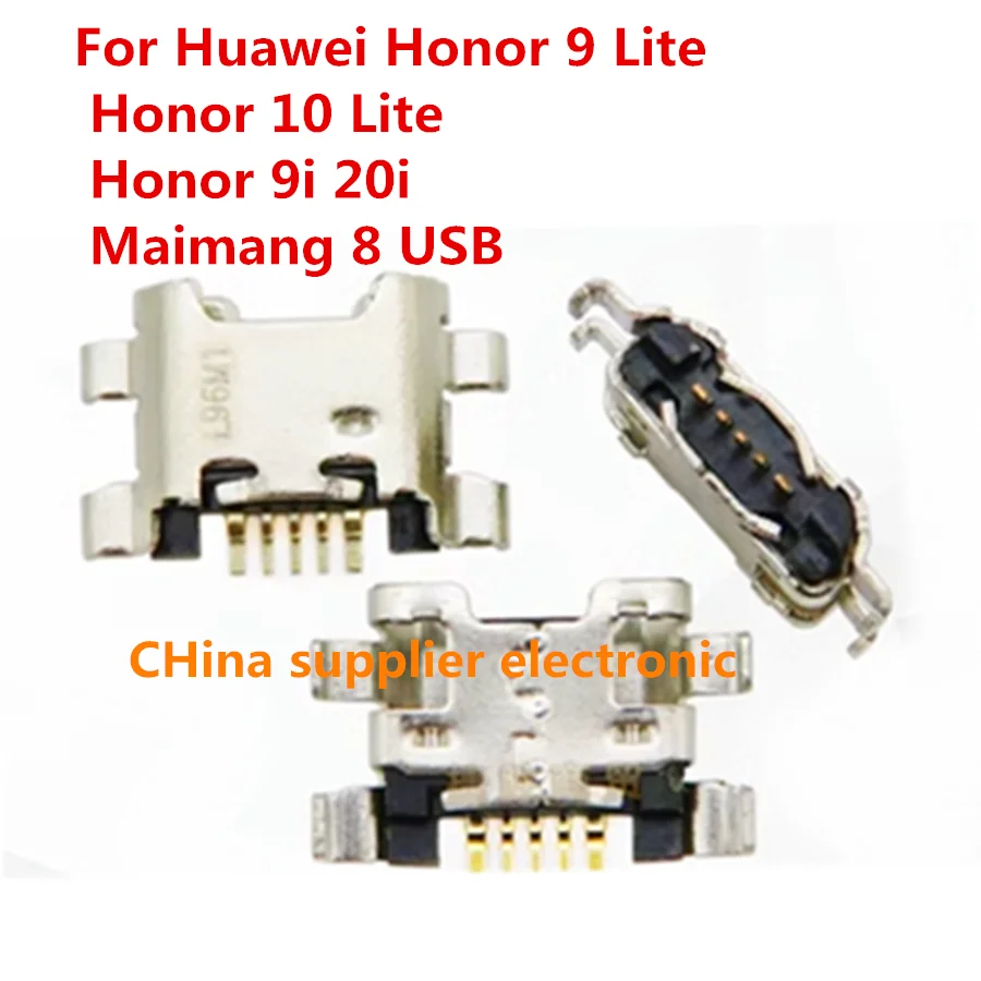 

20-200pcs For Huawei Honor 9 Lite / youth 10 Lite / Honor 9i 20i / Maimang 8 USB Charging Dock Charge Socket Port Jack Connector