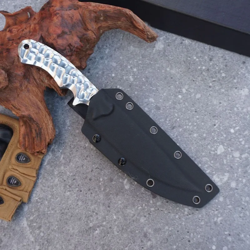 All Steel Knife High Hardness Handtools Household Camping EDC Tools 9cr18mov Blade Heavy duty Outdoor Survival Daily Use Knife