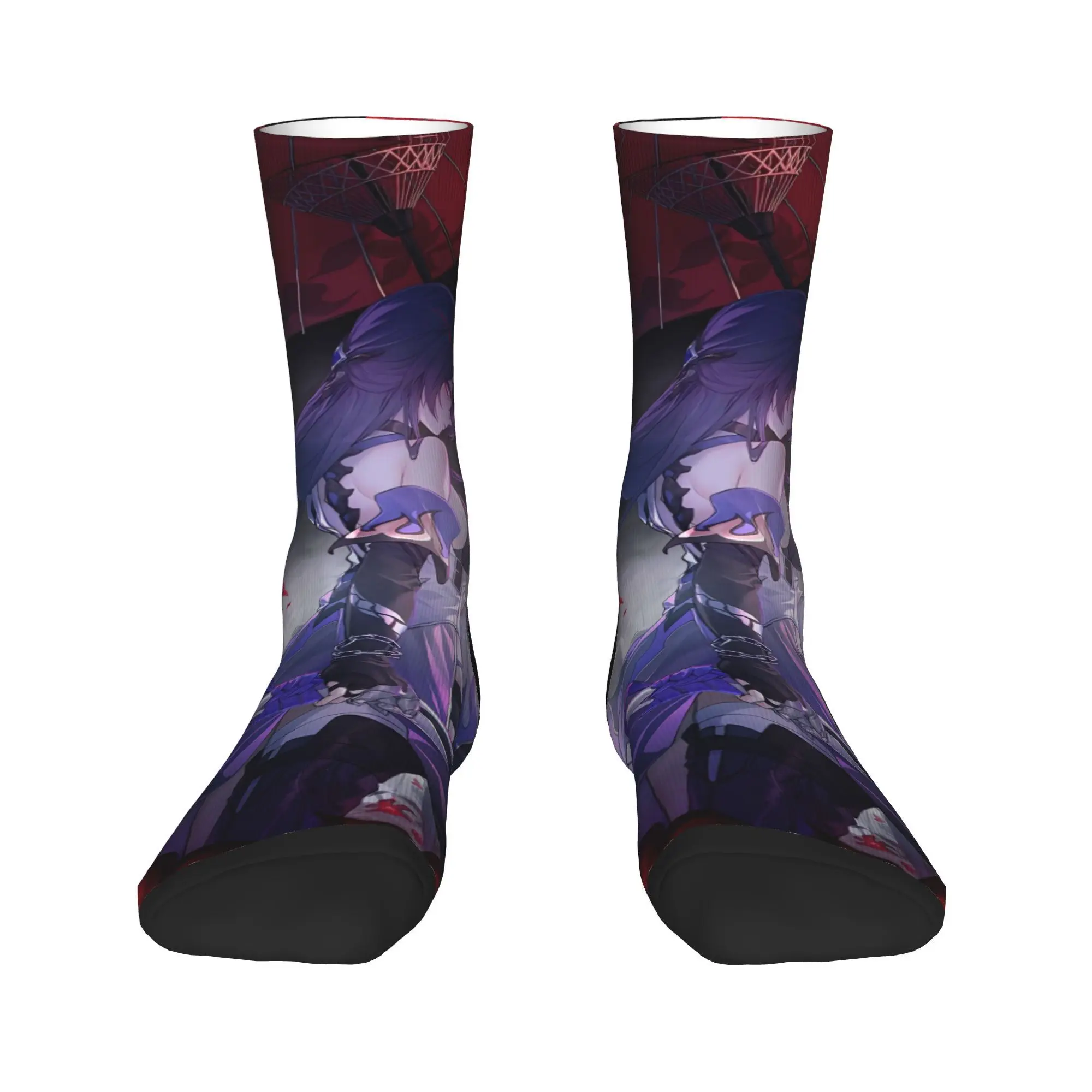 ถุงเท้าเกมสตาร์เรลส์ ฮงไก ถุงเท้าแบบกำหนดเอง กันลื่น สำหรับผู้หญิงและผู้ชาย ถุงเท้านุ่ม ระบายอากาศได้ดี เหมาะสำหรับฤดูใบไม้ร่วง สไตล์ฮาราจูกุ ถุงเท้าสำหรับเล่นกีฬากลางแจ้ง