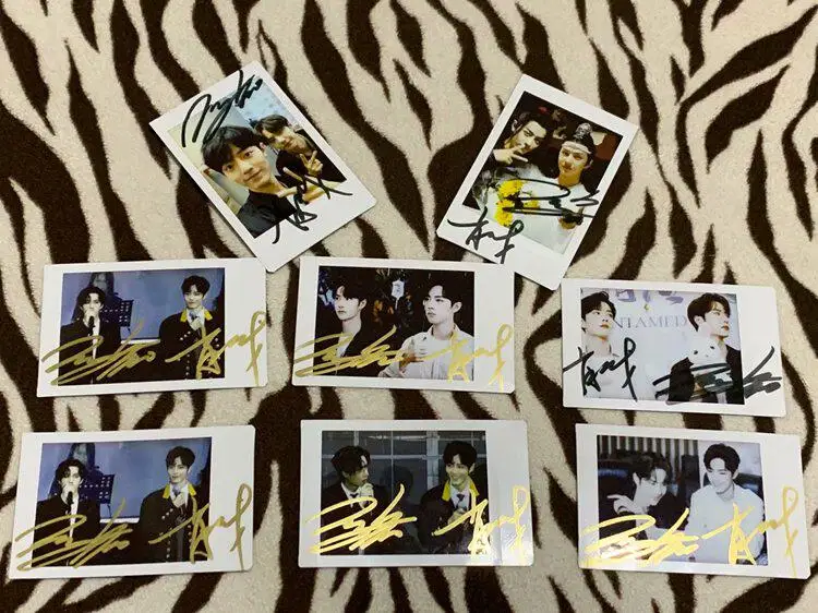 Limited Edition New Xiao Zhan & Wang Yibo Both Personally Signed 3-inch Photos