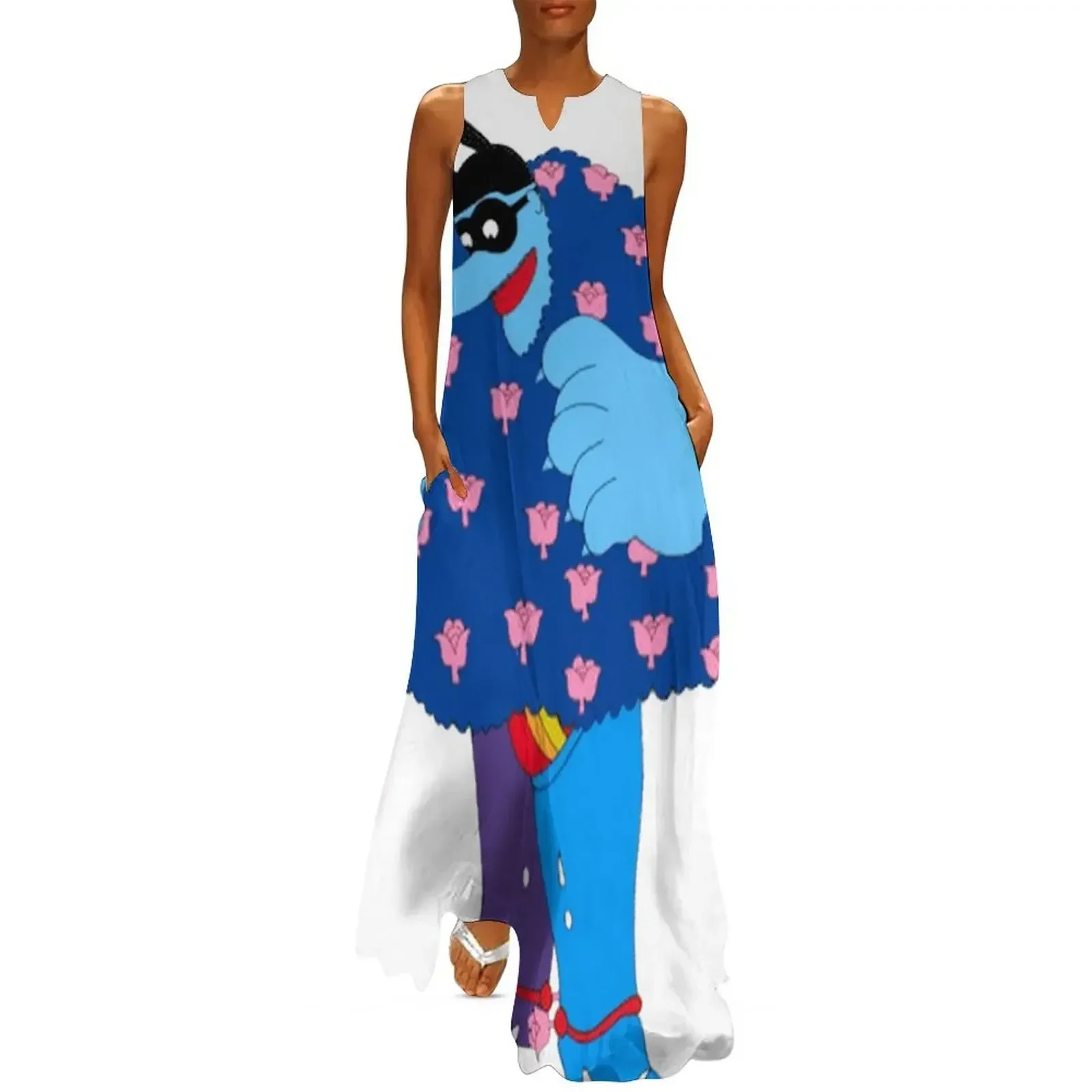 

Blue Meanie Long Dress summer clothes elegant women's dresses for wedding elegant women's dresses sale Dress